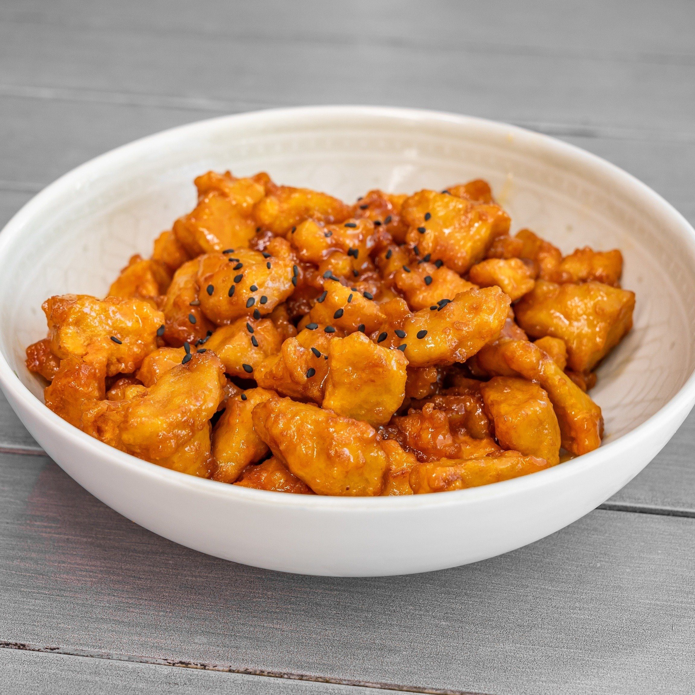 Tangy Orange Chicken.