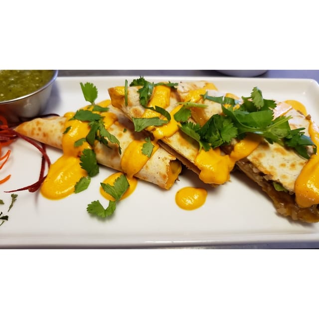 Lentil Quesadilla.